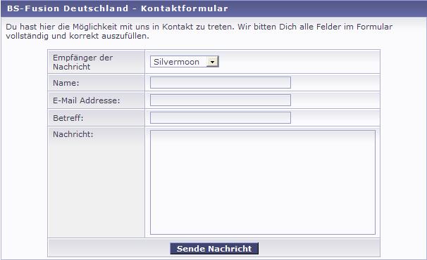 Kontaktformular